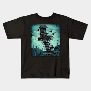 city ​​of crows and house Kids T-Shirt